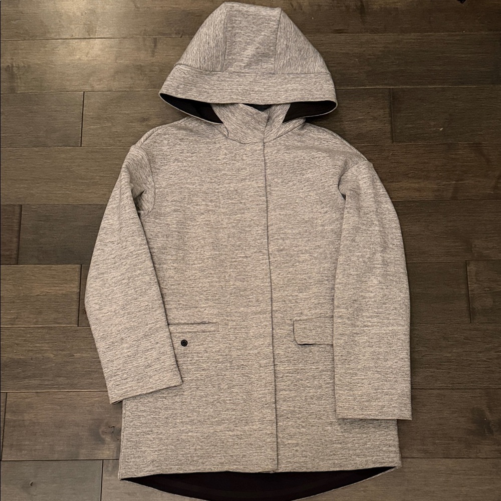lululemon athletica Gray Hooded Jacket. NEW WITHOUT TAGS